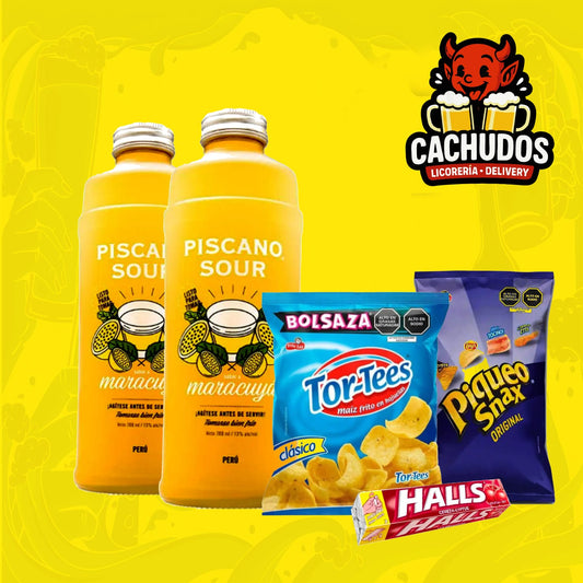 Combo Doble Piscano Sour Maracuyá