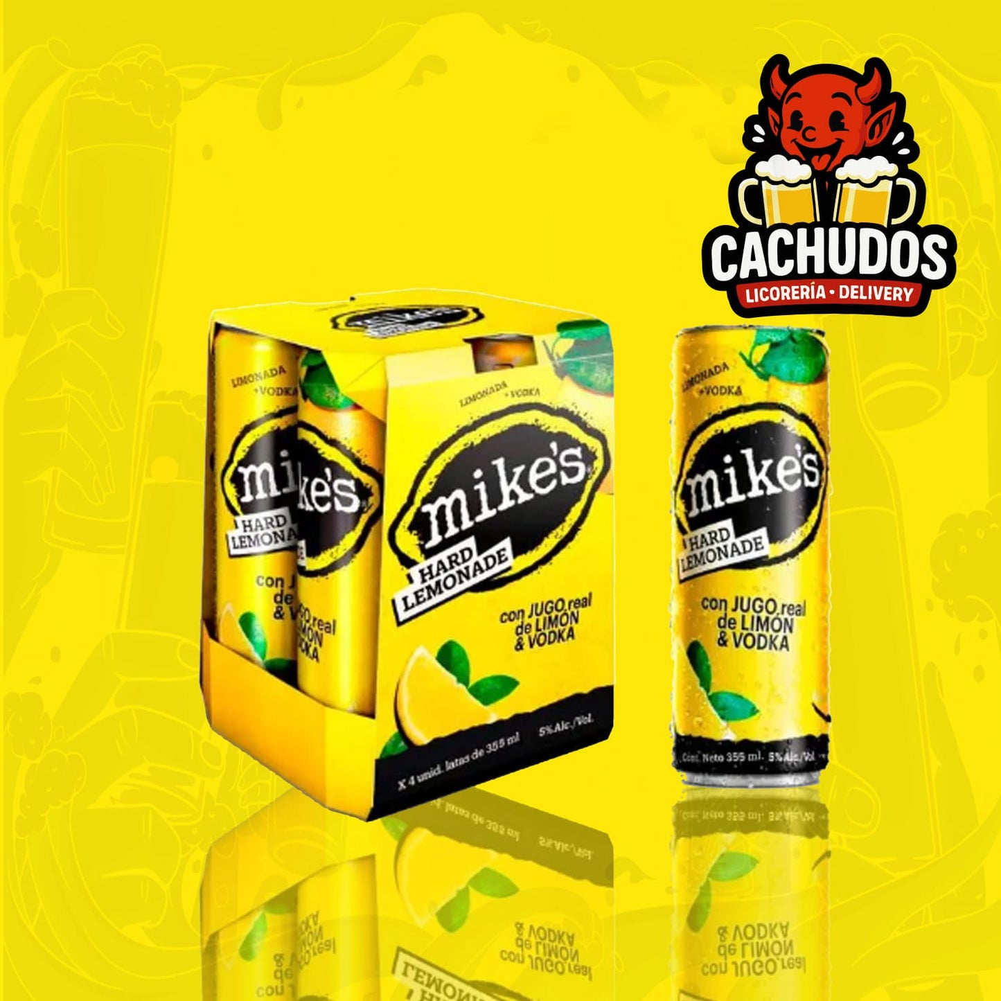 4Pack Mikes de Limón 335ml