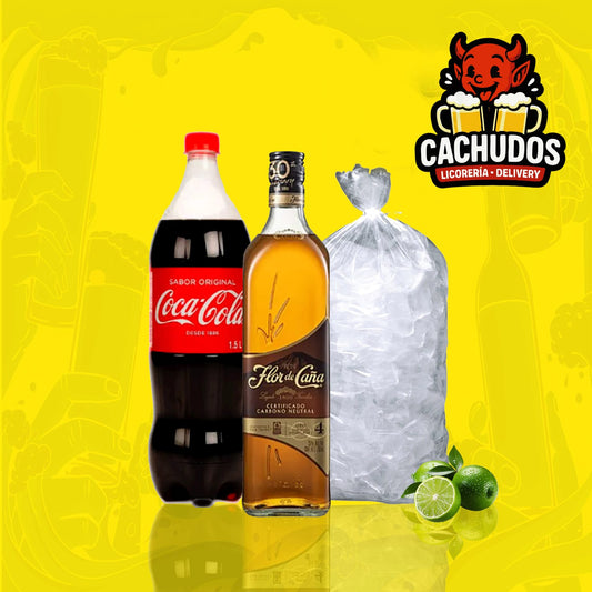 Combo Ron Flor de Caña 4 años