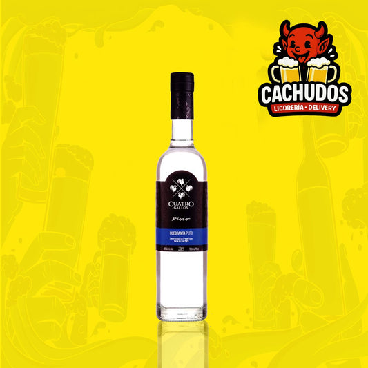 Pisco Cuatro Gallos Quebranta Puro