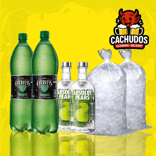Combo Vodka Absolut Pears
