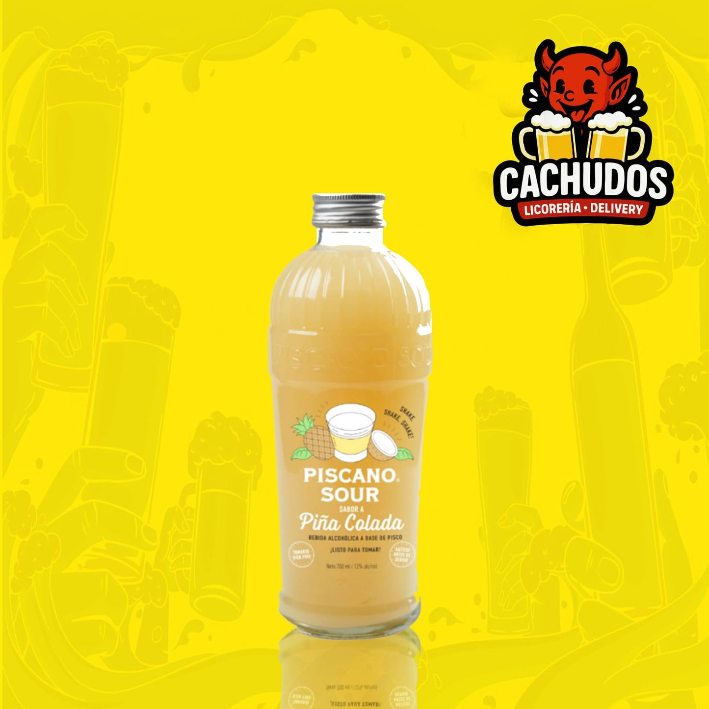 Piscano Sour sabor Piña Colada